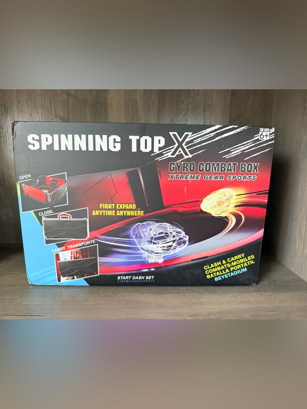 Gyro Combat Xtreme Gear Sports Playset - Red & Black